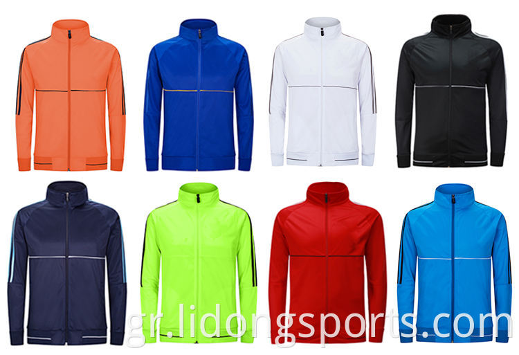 Lidong Soccer Sports Plain Custom Men Women Track Suit Slim Fit Wholesale Soccer Jacket Track που τρέχει υπαίθρια αθλήματα ιππασίας